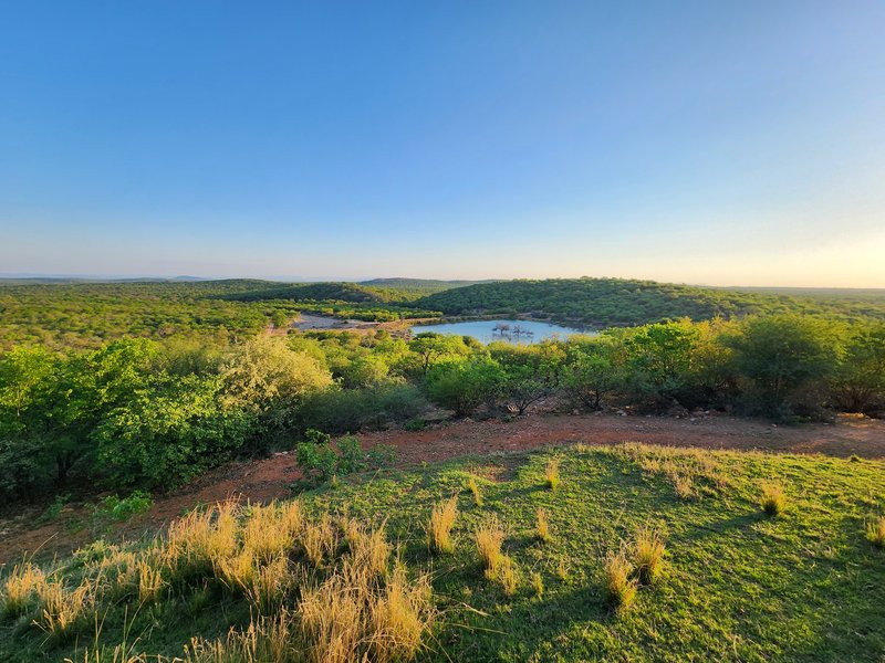 Vue depuis le pont principal à Leadwood Ranch, Limpopo, Afrique du Sud