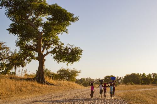 Sénégal enfants village