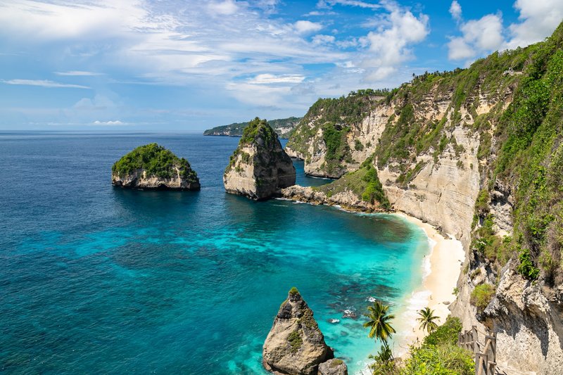 Plage Nusa Penida, Bali, Indonésie