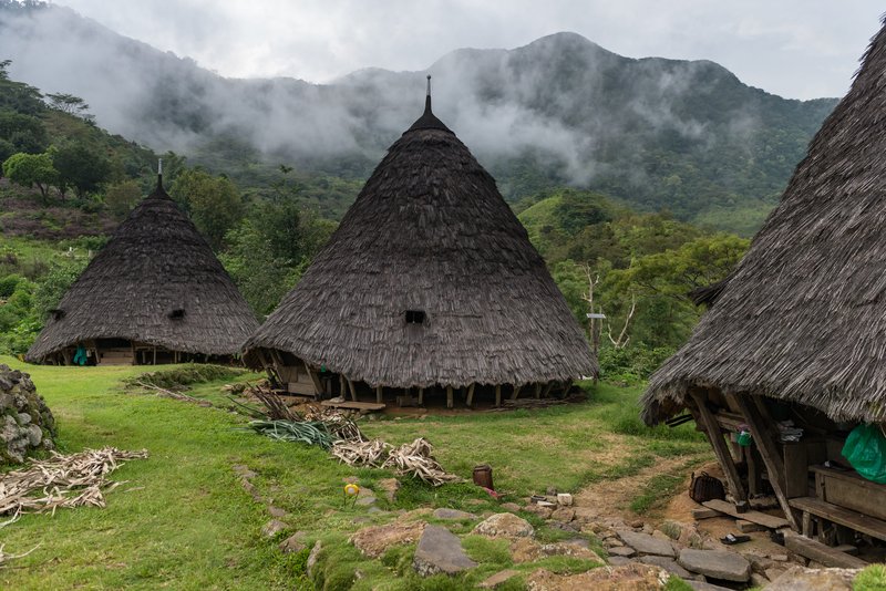 Wae Rebo village Flores, Indonesie