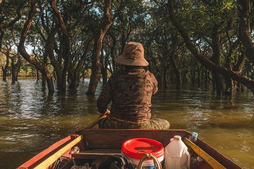 Cambodge   barque