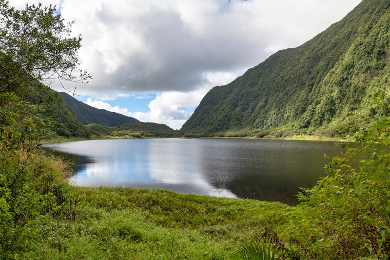 Le Grand Etang, plus grand lac de l'île de la Réunion, Saint Paul