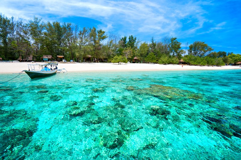 iles gili mer indonesie