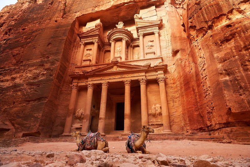 INCONTOURNABLES   Al Khazneh  trésor de Petra Jordanie