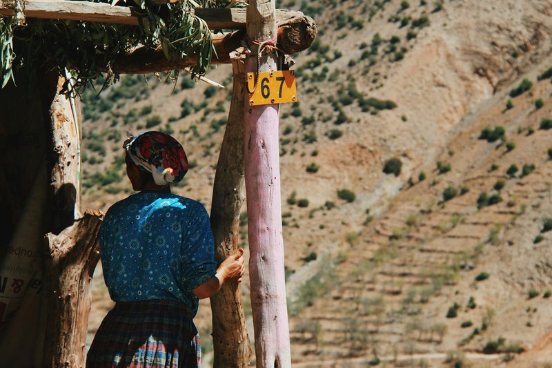 Berber woman maroc