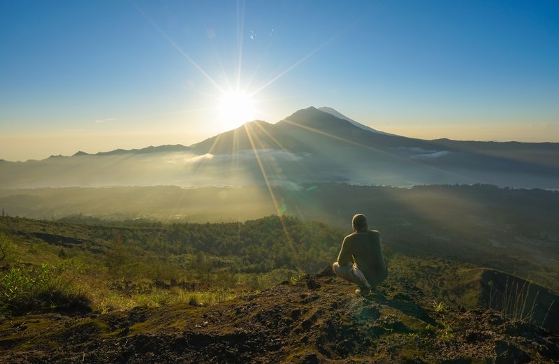 mont batur indonesie