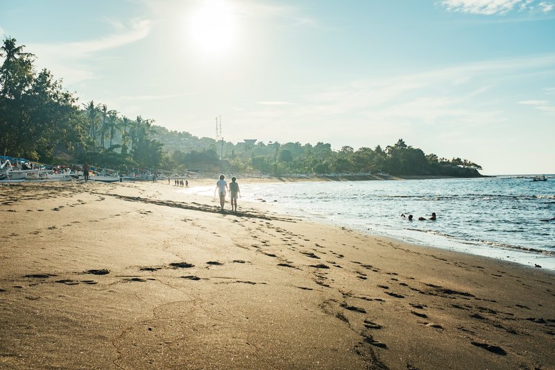 ville amed indonesie plage