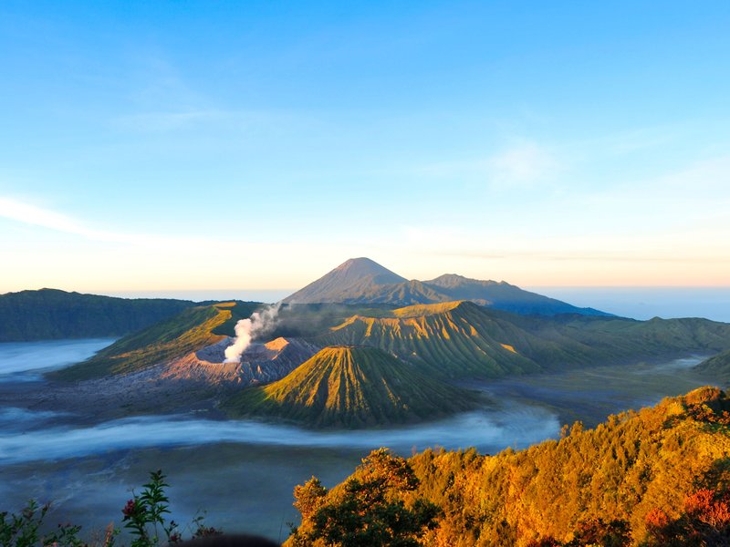 volcan mont bromo java indonesie