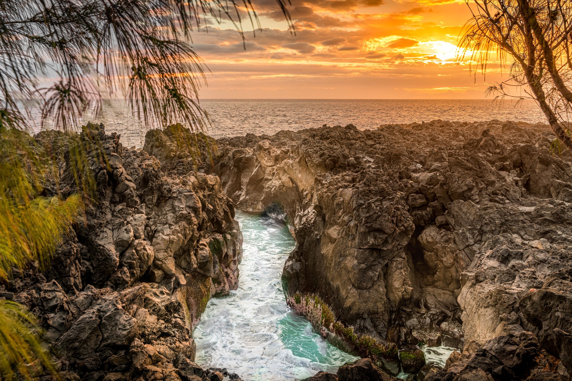 Gouffre de l'étang de sel, Ile de la Réunion