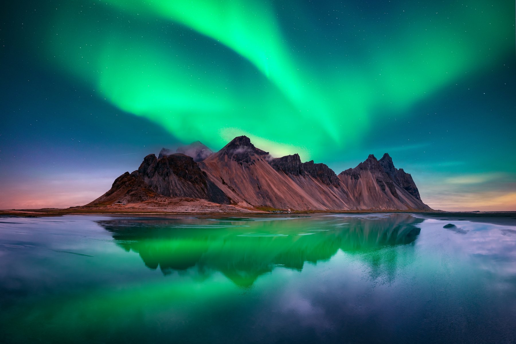 Stokksnes sur le cap Vestrahorn en Islande