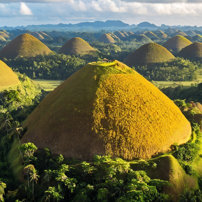 Collines de chocolat, île de Bohol, Philippines