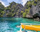 L'île de Coron, aux Philippines