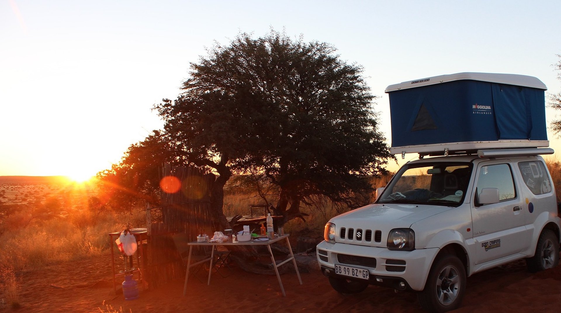 4X4 Namibie bivouac