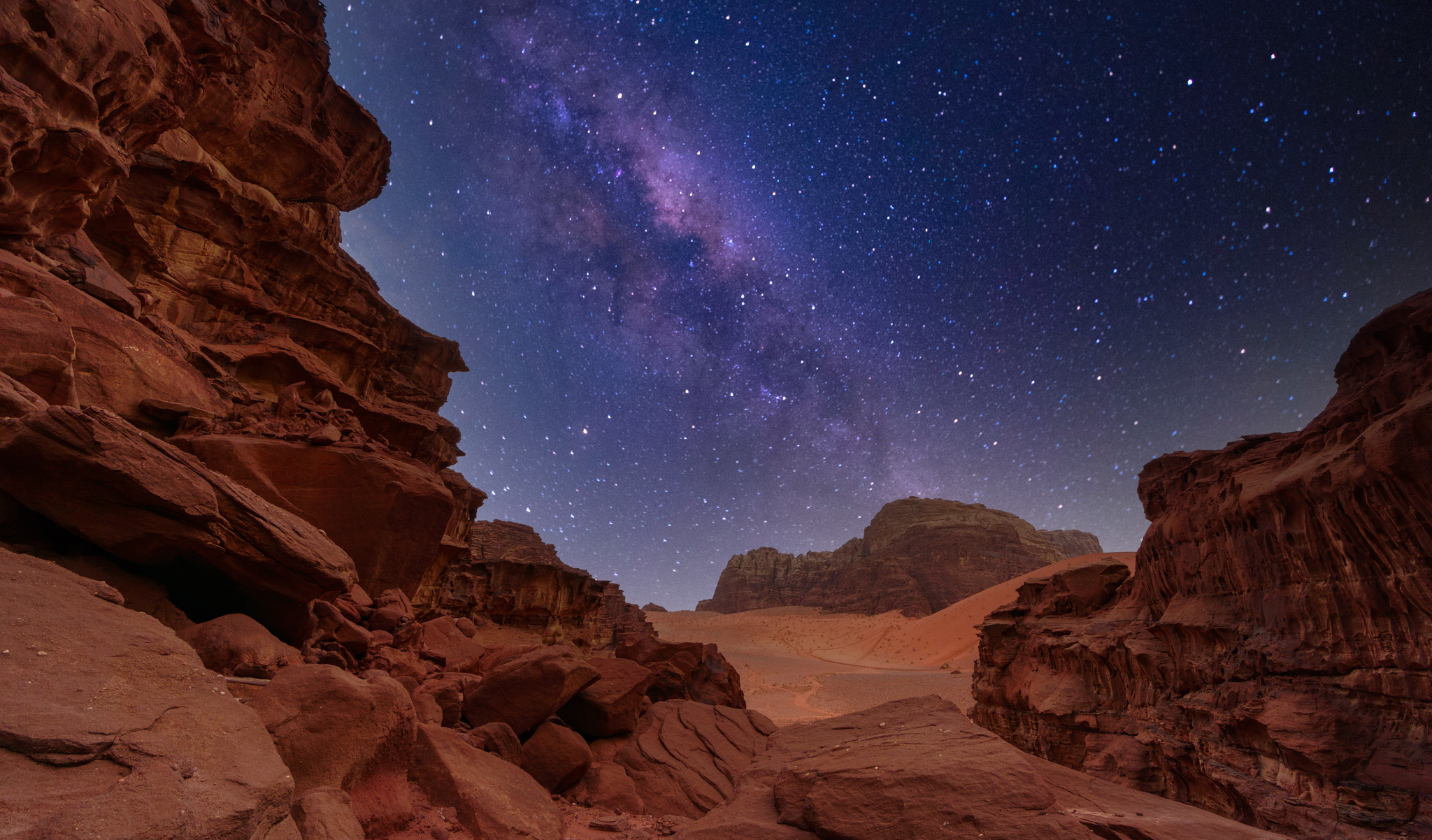 Randonnées et bivouac au cœur du Wadi Rum