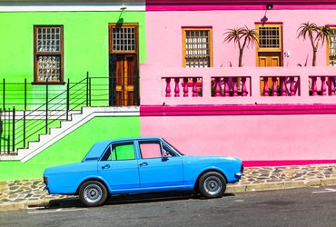 Bo Kaap à Cap Town en Afrique du Sud