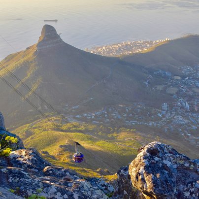Vue sur Cape Town en Afrique du Sud
