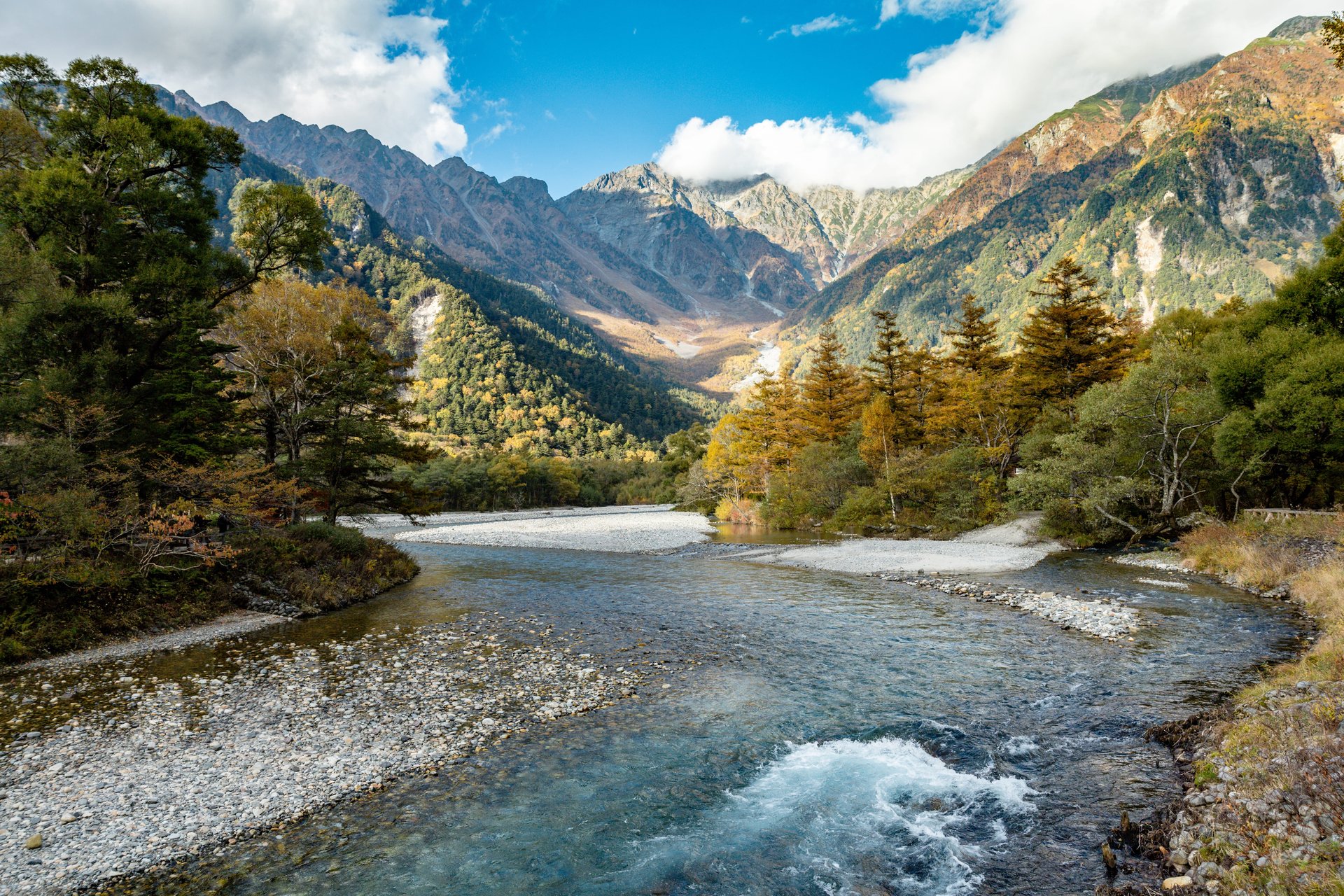 Alpes japonaises Parc national de Kamikochi automne