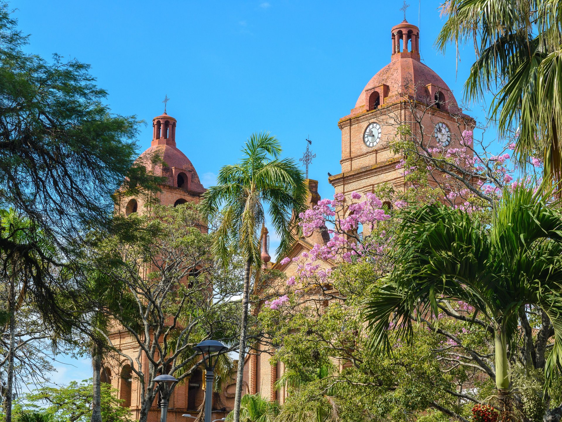 Cathédrale de San Lorenzo sur la place du 24 septembre, Santa Cruz de la Sierra, Bolivie