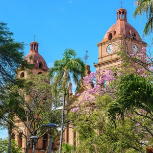 Cathédrale de San Lorenzo sur la place du 24 septembre, Santa Cruz de la Sierra, Bolivie