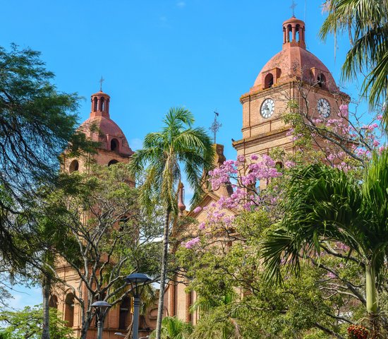 Cathédrale de San Lorenzo sur la place du 24 septembre, Santa Cruz de la Sierra, Bolivie