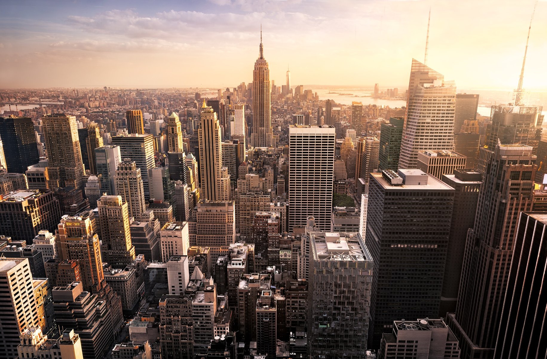 Skyline de New York aux Etats Unis