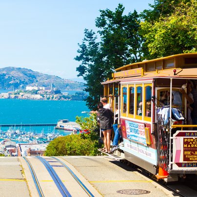 Cable car a San Francisco aux Etats Unis