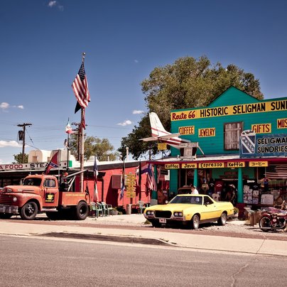 Seligman et la route 66 aux Etats Unis
