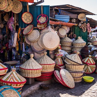 Marche a Addis Abeba en Ethiopie