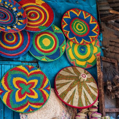 Marche de Addis Adeba en Ethiopie