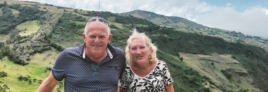 Souvenir du voyage de Michel, Equateur