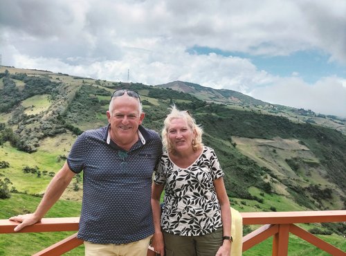 Souvenir du voyage de Michel, Equateur
