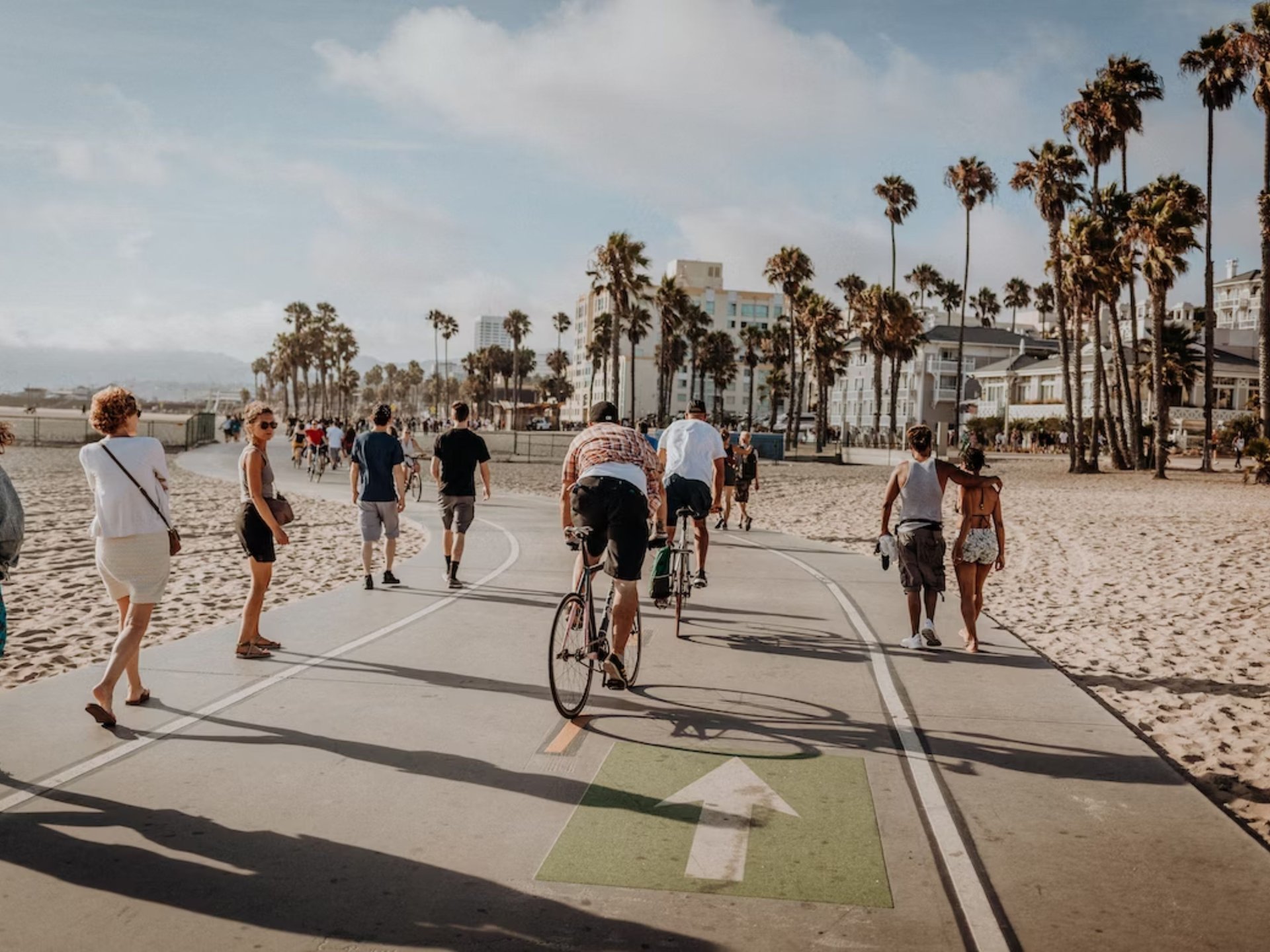 In Venice Beach, Los Angeles, Etats Unisca