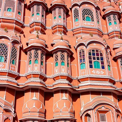 Palais des vents a Jaipur en Inde