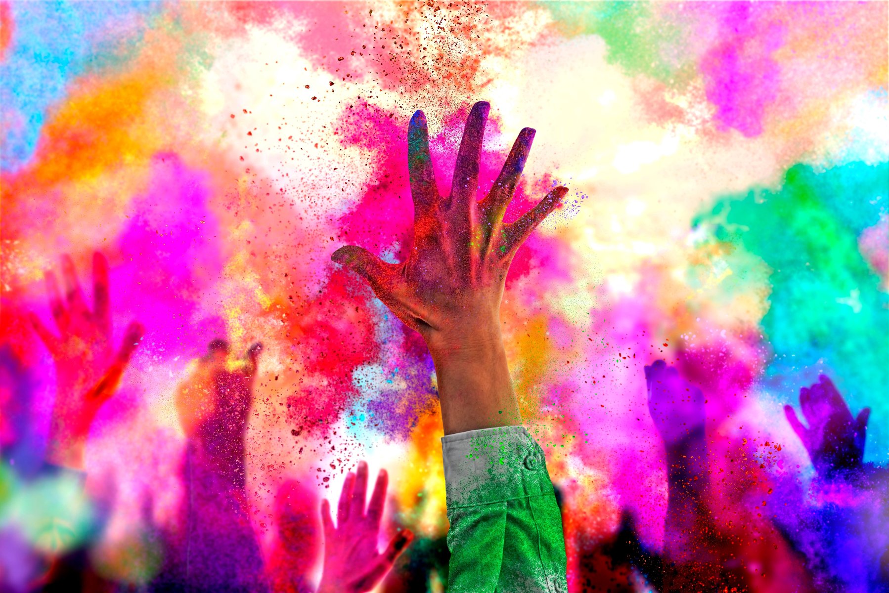 Holi en Inde