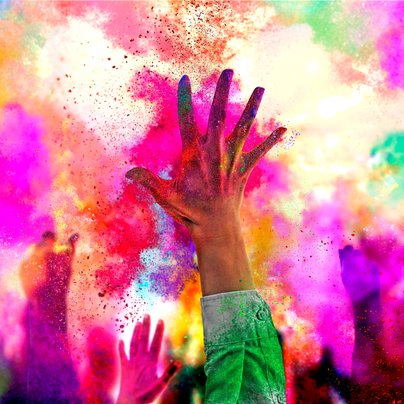 Holi en Inde