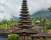 Temple de Ulun Danu Beratan en Indonésie