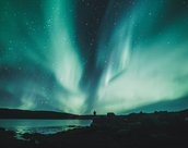 Aurore Boreale a Westfjords en Islande