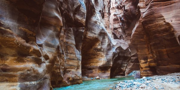 Jordanie canyon Wadi Mujib