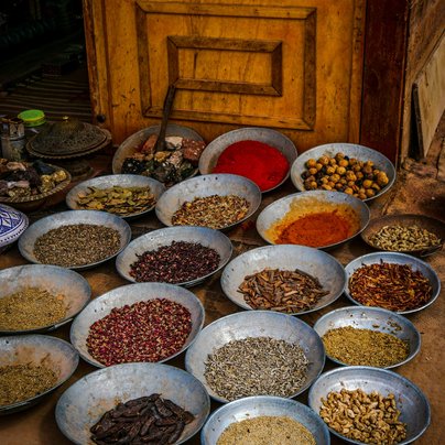 Epices a Petra en Jordanie