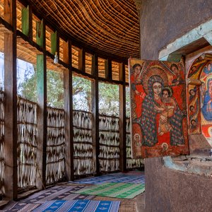 L'église Ura Kidane dans la Péninsule de Zege au lac Tana