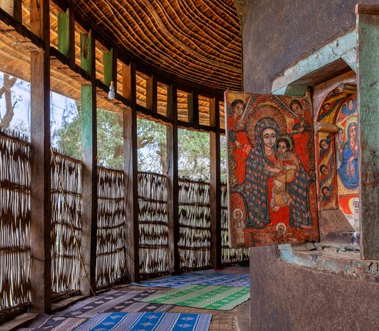 L'église Ura Kidane dans la Péninsule de Zege au lac Tana