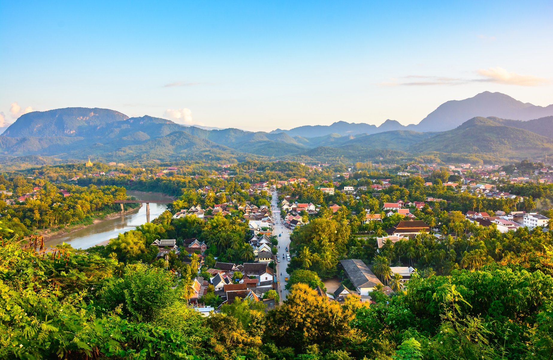 Paysages de Luang Prabang au Laos