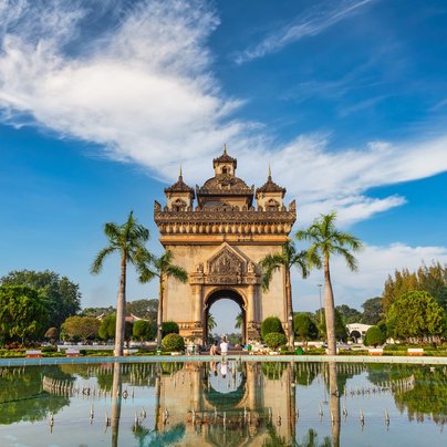 Patuxai a Ventiane au Laos