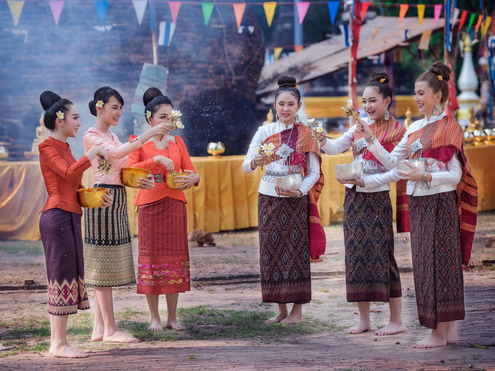 Laos festival de Songkran