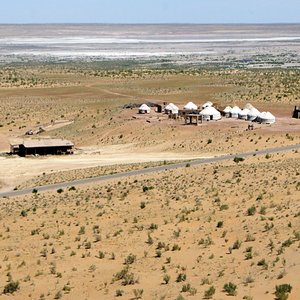 Le désert Kyzyl Kum en Ouzbékistan