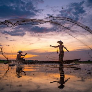 Le fleuve du Mekong au Laos