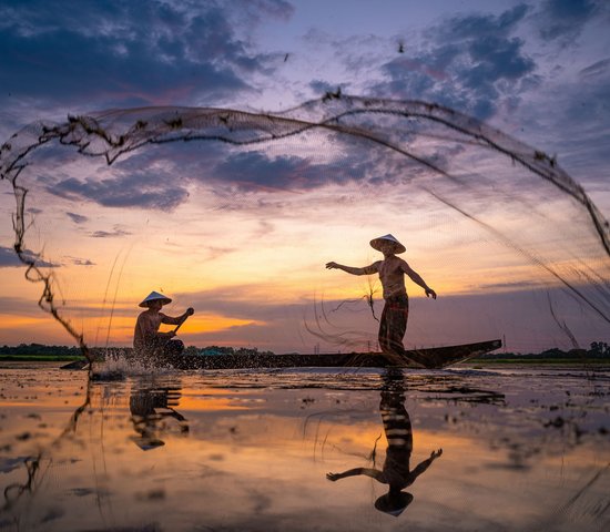 Le fleuve du Mekong au Laos