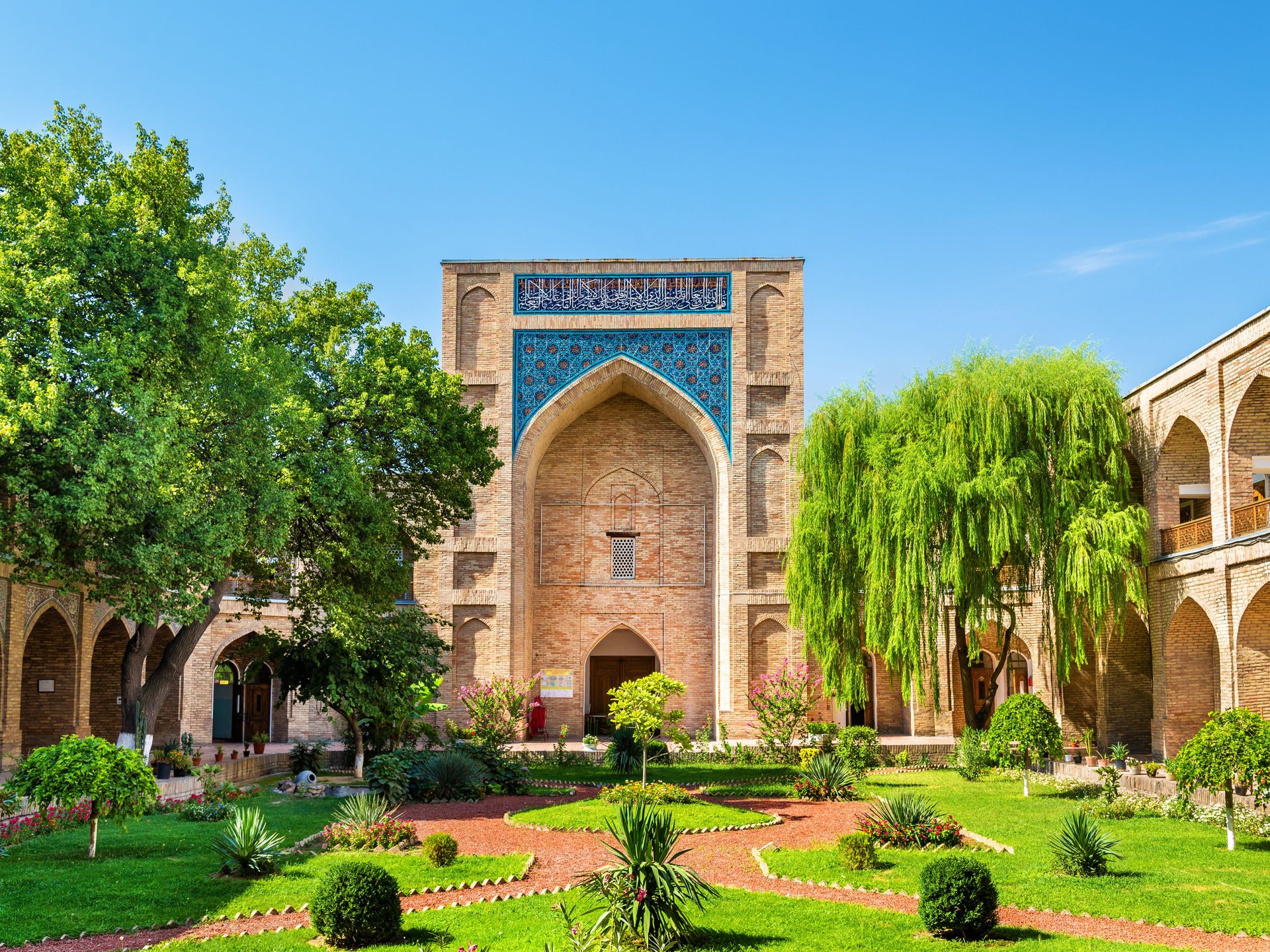 Madrasa médievale en Ouzbékistan