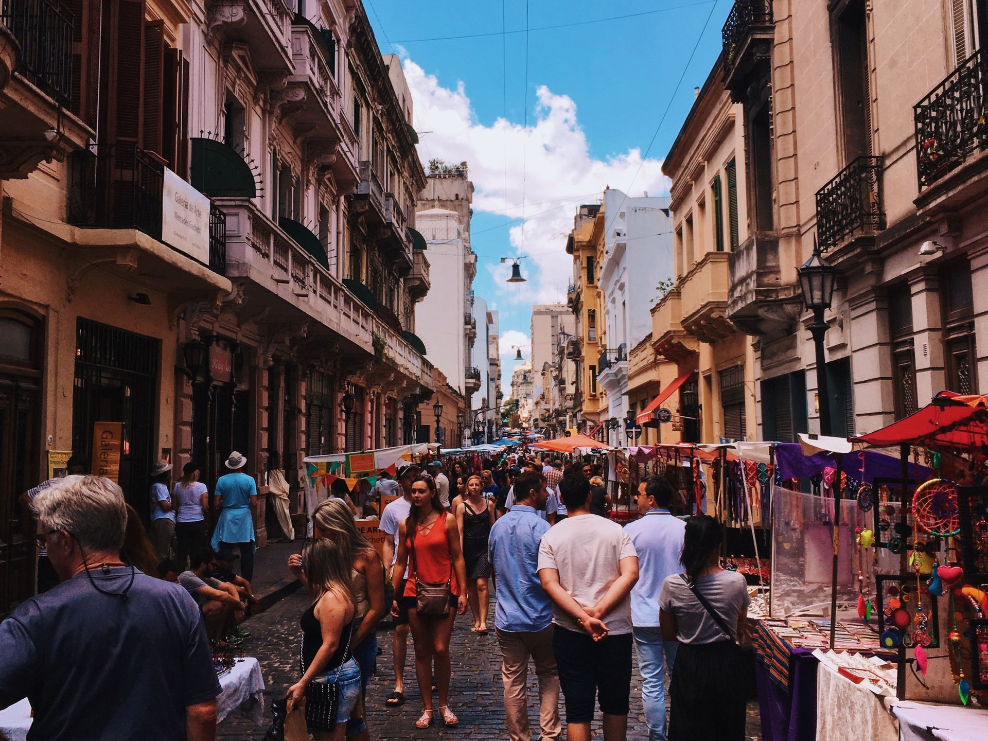 Marché en Argentine