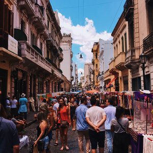 Marché en Argentine